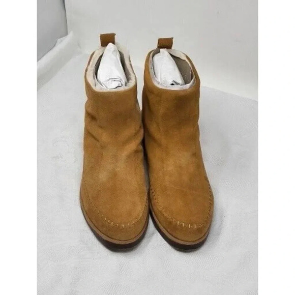 Steve Madden Womens Tommy Tan Sued Ankle Boots US 10 M - Picture 2 of 9